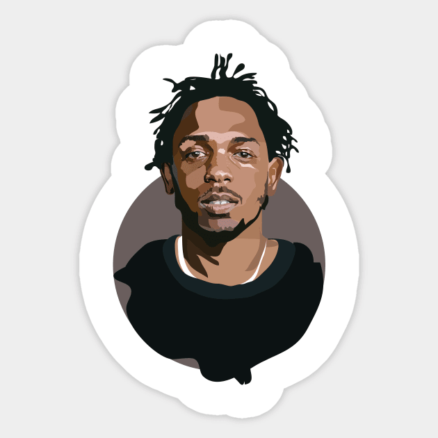 Kendrick Lamar Sticker by annamckay